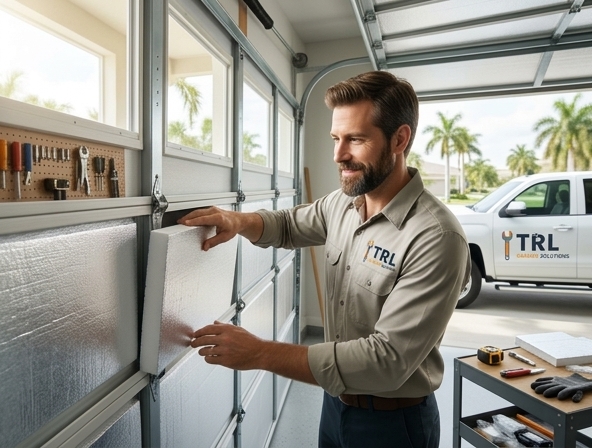 Insulated Garage Door Installation in Port Charlotte