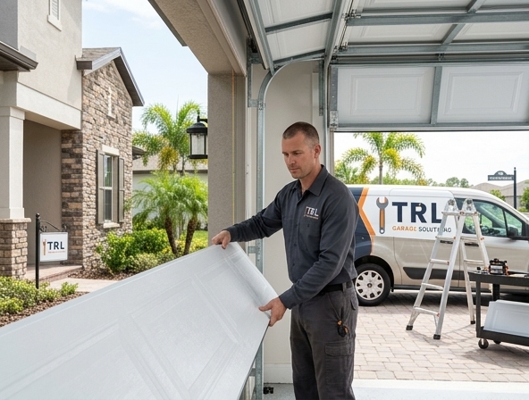 Garage Door Panel Replacement in Port Charlotte