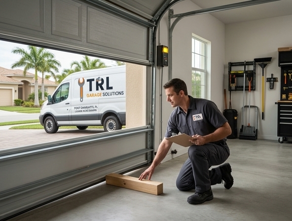 Garage Door Safety Check in Port Charlotte