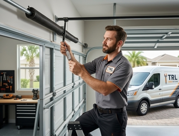 Garage Door Safety Check in Port Charlotte