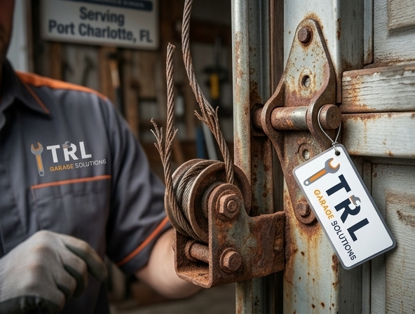 Garage Door Wear and Tear Inspection in Port Charlotte