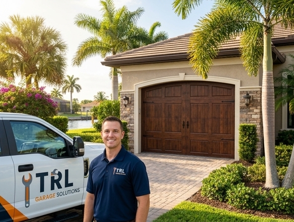 Wooden Garage Door Repair in Port Charlotte